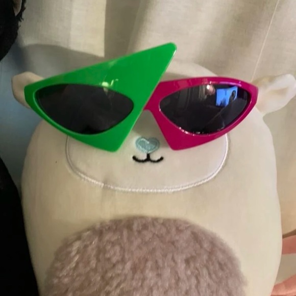 ✨ Awesome Funky Geometric Color Block Futuristic Fashion Glasses ✨ - Picture 9 of 10